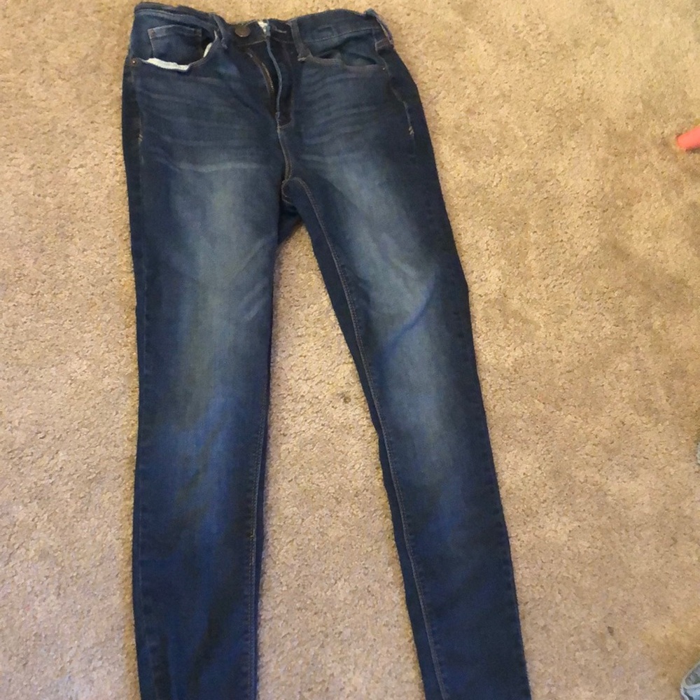 Denim stretch skinny jeans